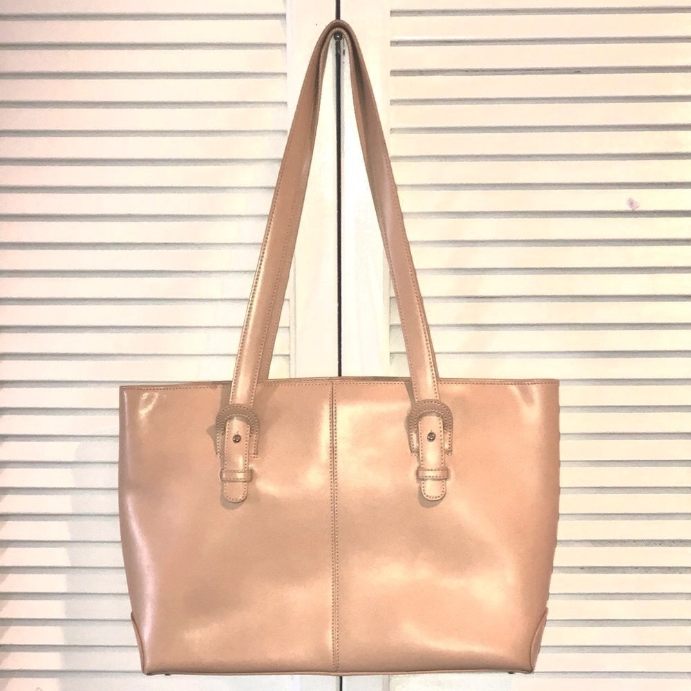 M London Italian Leather Tote